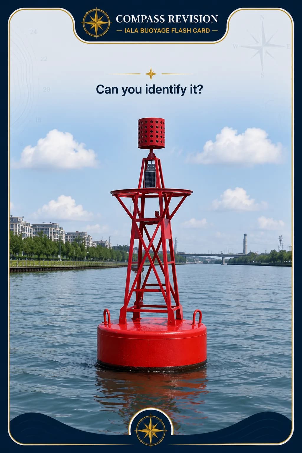 IALA buoyage card quiz prompt